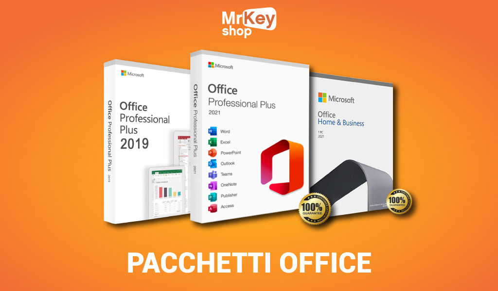 Pacchetto Office su Mr Key Shop