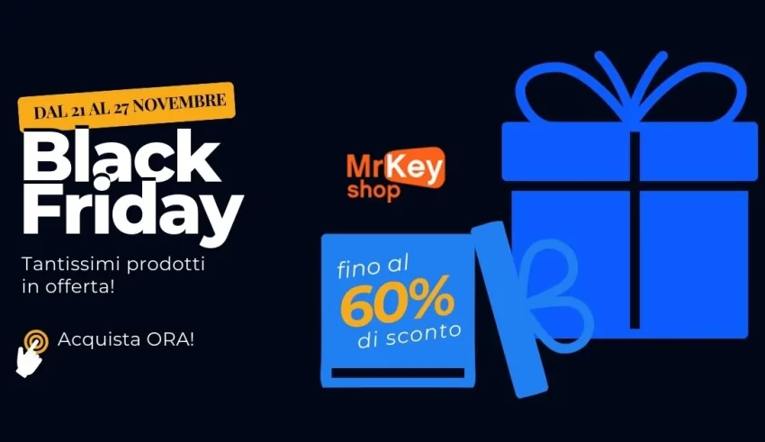 Offerta Black Friday su Mr Key Shop