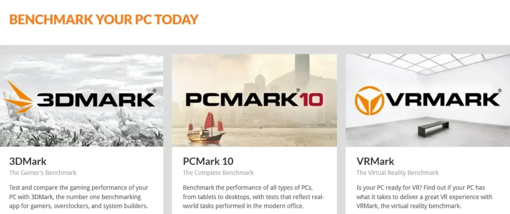 3DMark benchmark PC